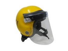 Ex Police Yellow Public Order Helmet Rare Collectors Size 5 Used Obsolete Used