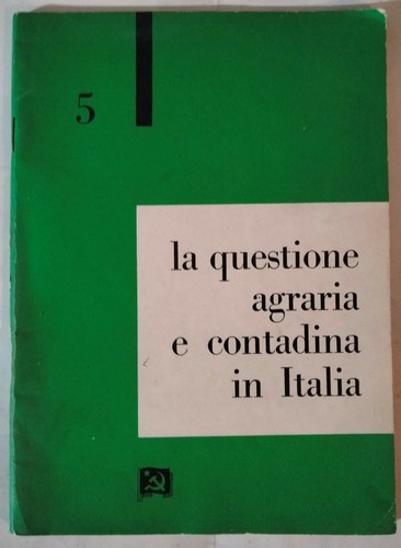 Libro questione agraria - libro,