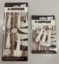 Coppia confezioni stampini ad espulsione decorazione torte DolceMania CakeDesign