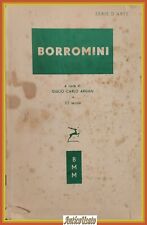 BORROMINI di Giulio Carlo Argan 1952 Mondadori Libro arte architettura
