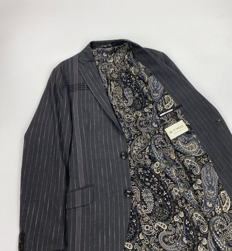 Blazer uomo grigio righe - uomo, a