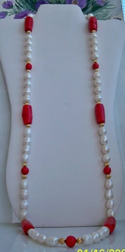 Lunghissima collana barilotti - collana,
