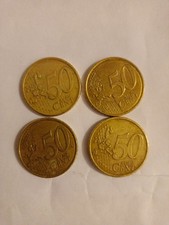 4 monete rare da 50 Centesimi