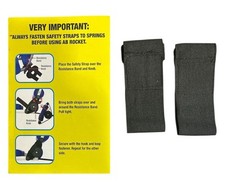 AB Rocket Ricambi Set di 2 Cinghie di Sicurezza Copri Molla Ricambi OEM