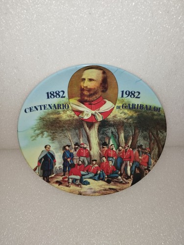 Piatto centenario garibaldi - di,