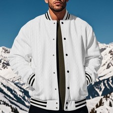 Herren Lace Baseball Jacke