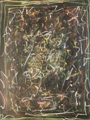Disegno carboncino pittore - disegno,