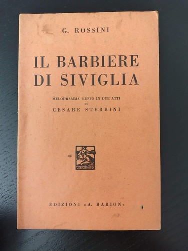 Barbiere siviglia rossini - barbiere,