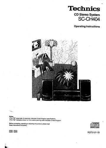 Technics ch404 - technics, sc-ch404
