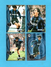 INTER CARDS 2000 - DS - LOTTO di 4 CARD  IVAN ZAMORANO -NEW