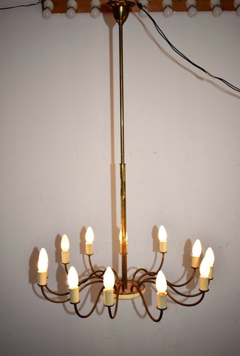 Italian brass light - brass, 12-light