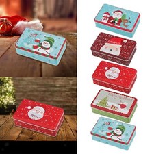 Confezione regalo natalizia in scatola di latta Custodia carina per le