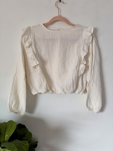Zara kids ivory blouse long - zara,