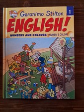 1369.A. Geronimo Stilton ENGLISH ! numero and colours- numeri e colori. 