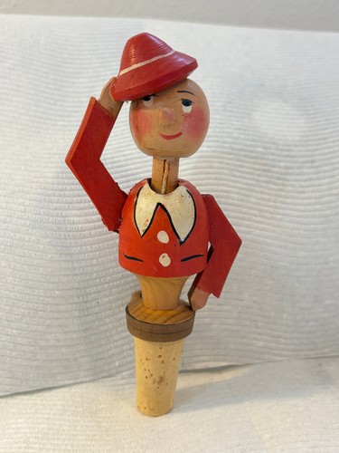 Tappo legno con pinocchio - con,