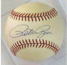 PETE ROSE AUTOGRAFO BART