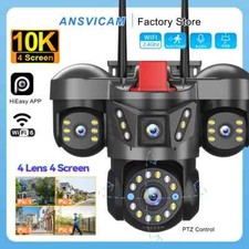 Telecamera WiFi 5 MP UHD IPC esterna 4 obiettivi quattro schermi telecamera PTZ telecamera di sicurezza CCTV