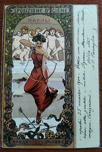 1900 napoli cartolina - 1900,