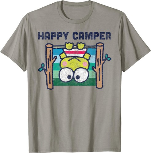 Maglietta keroppi happy camper - happy,