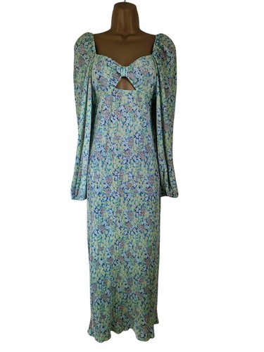 Maxi abito verde ditsy - abito, asos