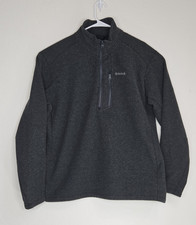 Pile mezza zip Simms Fishing Rivershed grigio scuro erica taglia XL uomo