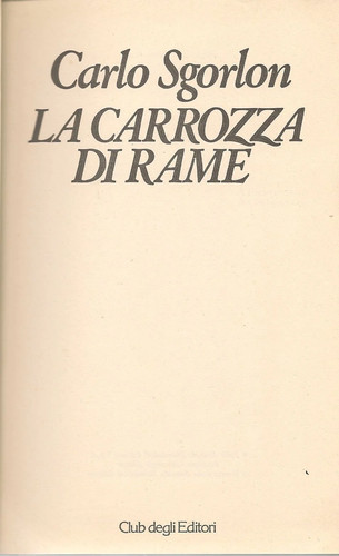 Carrozza rame carlo - la,