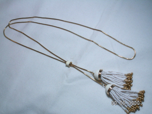 Collana vintage con catena - collana,