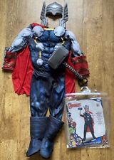 Costume bambino Marvel Avengers Thor Deluxe bambini supereroe vestito fantasia 7-8 anni