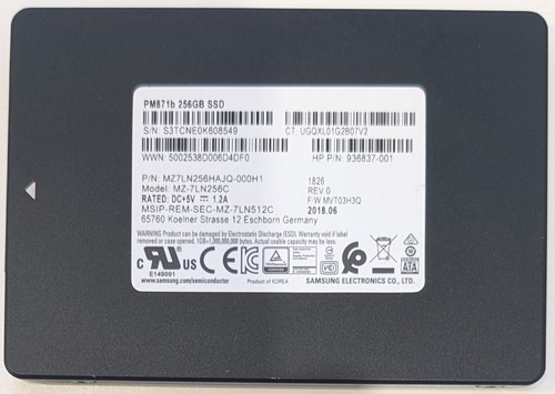 Samsung pm871b 256 ssd - 256,