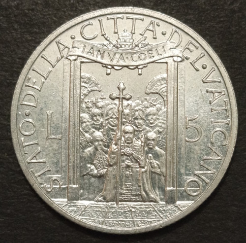 Vaticano pio xii lire 1950 - vaticano,