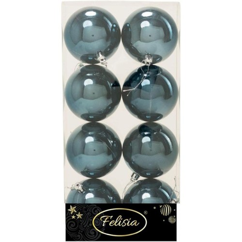 Palle natale plastica 8cm - di,