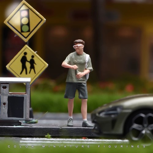 Painted figure model - figure,