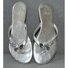 SCARPE INFRADITO ARGENTO  N° 39 F&F