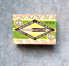 SCATOLA PENNINI MARIO LOCATI N° 215 EXTRA SUPERIORE 1/2 GROSSA  1940