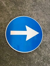 Cartello stradale vintage