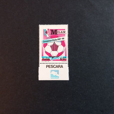 ITALIA REPUBBLICA 1988/ VARIETA' - MILAN AZZURRO, INTEGRO MNH** C/CERTIFICATO