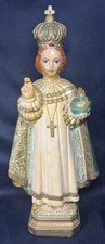 Statua Santo Cattolico Vintage