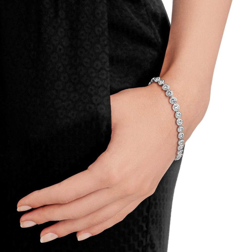 Bracciale tennis angel - bracciale, argento
