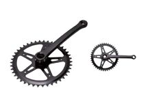 Guarnitura Monocorona 42T Perno Quadro 170mm Acciaio Nera