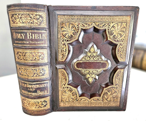 Vintage holy bible 1800s - vintage,