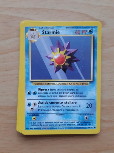 Starmie carta pokémon - carta,