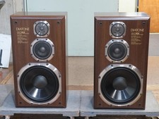 Coppia sistemi altoparlanti DIATONE DS-77HR WN noce apparecchiature audio Giappone funzionanti