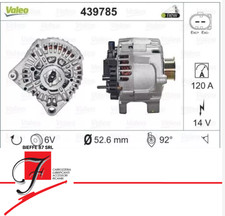 Alternatore valeo 439785 120a - alternatore,