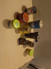 Latte Motor Oil Vintage Total,Agip No Pirelli Piaggio Vespa.