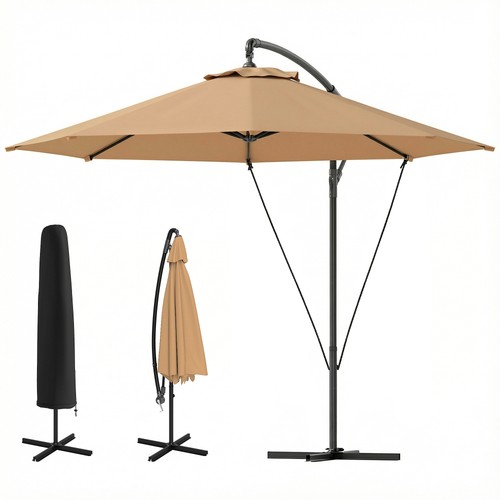 Outsunny ombrellone braccio - outsunny, a