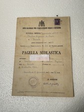 PAGELLA SCOLASTICA VECCHIO