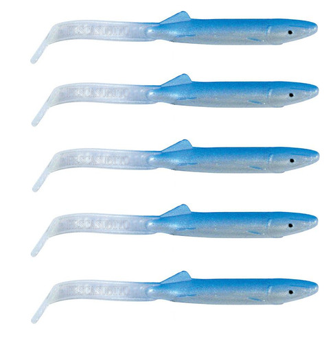 5cm blu anguilline - anguilline, artificiali