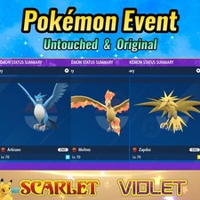Articuno - Moltres - Zapdos