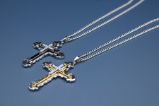 Collana croce catenina uomo