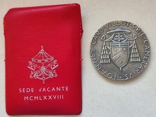 MEDAGLIA SEDE VACANTE CITTÀ DEL VATICANO CHURCH CARDINALE JEAN VILLOT MONETA